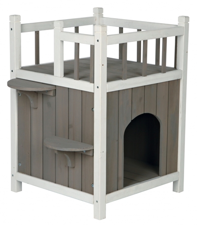 TRIXIE\u0020KATTENHUIS\u0020CAT\u0027S\u0020HOME\u0020MET\u0020BALKON\u0020GRIJS\u0020\u002F\u0020WIT\u002045X65X45\u0020CM