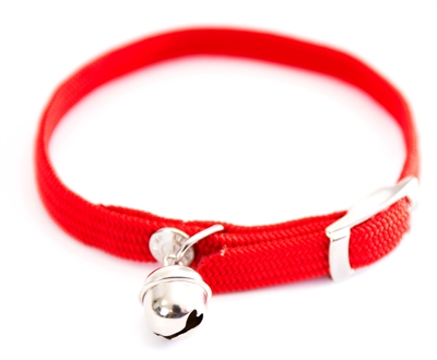 HALSBAND\u0020KAT\u0020ELASTISCH\u0020NYLON\u0020ROOD\u002030X1\u0020CM