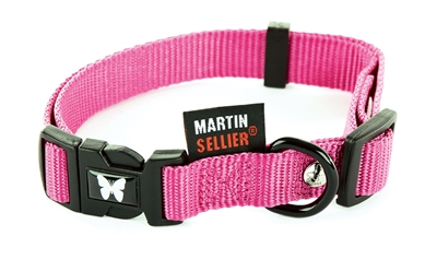 MARTIN\u0020SELLIER\u0020HALSBAND\u0020NYLON\u0020ROZE\u0020VERSTELBAAR\u002016\u0020MMX30\u002D45\u0020CM