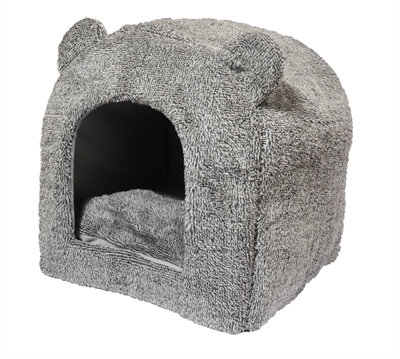 ROSEWOOD\u0020KATTENMAND\u0020IGLO\u0020TEDDY\u0020GRIJS\u002038X38X40\u0020CM