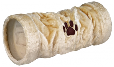 TRIXIE\u0020KATTENTUNNEL\u0020PLUCHE\u0020BEIGE\u002022X22X60\u0020CM
