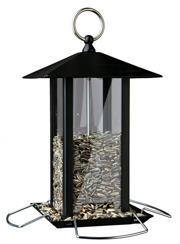 TRIXIE\u0020VOERDISPENSER\u0020LANTAARN\u0020METAAL\u0020ZWART\u002019X20X19\u0020CM