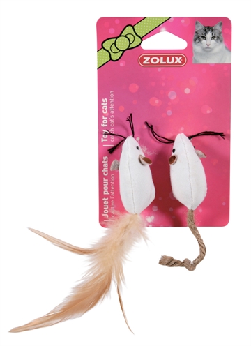ZOLUX\u0020CANVAS\u0020MUIS\u0020WIT\u00205\u0020CM\u00202\u0020ST