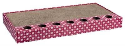 TRIXIE\u0020KRABPLANK\u0020KARTON\u0020MET\u0020BALLETJES\u0020ROZE\u002048X25\u0020CM