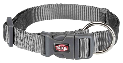 TRIXIE\u0020HALSBAND\u0020HOND\u0020PREMIUM\u0020GRAFIET\u0020GRIJS\u002025\u002D40X1,5\u0020CM