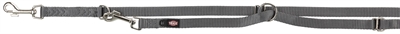 TRIXIE\u0020HONDENRIEM\u0020PREMIUM\u0020VERSTELBAAR\u0020NYLON\u0020GRAFIET\u0020GRIJS\u0020200X2\u0020CM