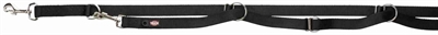 TRIXIE\u0020HONDENRIEM\u0020PREMIUM\u0020VERSTELBAAR\u0020ZWART\u0020300X2,5\u0020CM