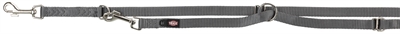TRIXIE\u0020HONDENRIEM\u0020PREMIUM\u0020VERSTELBAAR\u0020GRAFIET\u0020GRIJS\u0020200X1\u0020CM