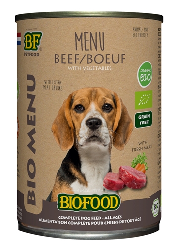 BIOFOOD\u0020ORGANIC\u0020HOND\u0020RUND\u0020MENU\u0020BLIK\u002012X400\u0020GR