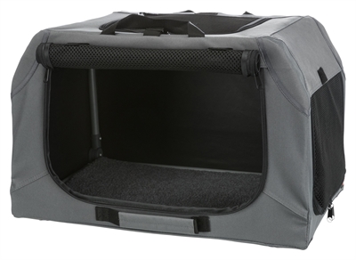 TRIXIE\u0020SOFT\u0020KENNEL\u0020EASY\u0020REISBENCH\u0020GRIJS\u002071X51X49\u0020CM