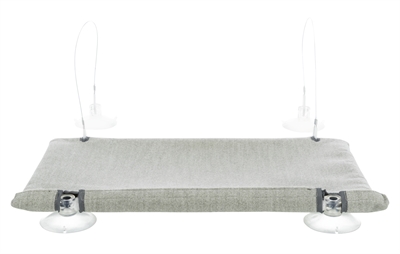 TRIXIE\u0020KATTENMAND\u0020HANGMAT\u0020RAAM\u0020VELOURS\u0020GRIJS\u002050X30\u0020CM