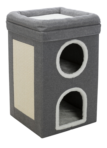 TRIXIE\u0020KRABPAAL\u0020CAT\u0020TOWER\u0020SAUL\u0020GRIJS\u002039X39X64\u0020CM
