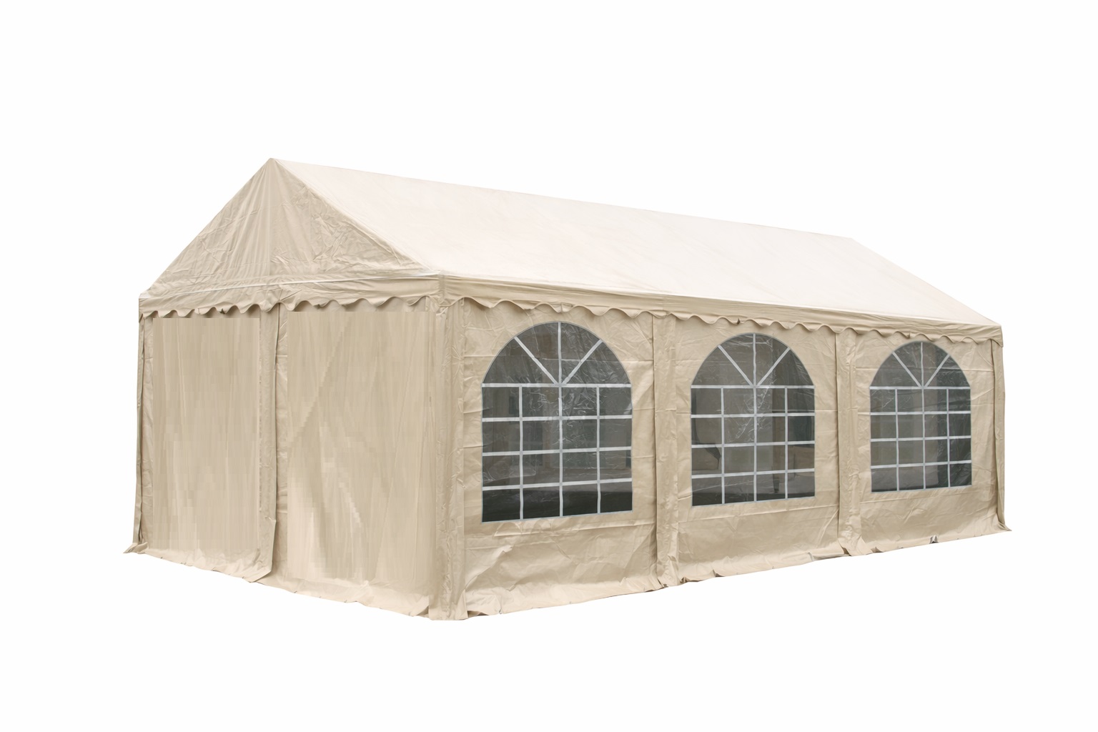 Eindwand\u0020PVC\u0020met\u0020deuringang\u00204\u0020mtr\u0020breed\u0020BEIGE