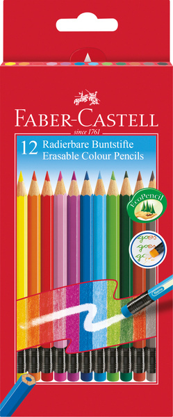 Faber\u0020Castell\u0020FC\u002D116612\u0020Kleurpotlood\u0020Uitgumbaar\u0020Etui\u002012\u0020Stuks