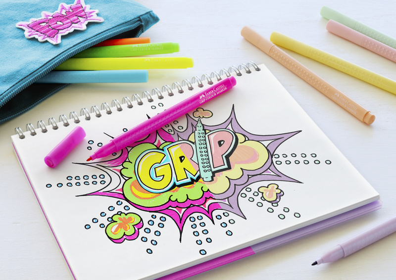 Faber\u0020Castell\u0020FC\u002D155312\u0020Grip\u0020Viltstiften\u0020Neon\u0020en\u0020Pastel\u002010\u0020Stuks