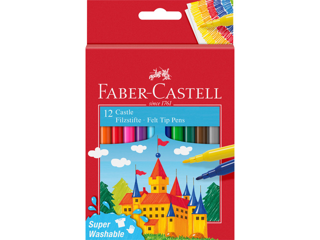 Faber\u0020Castell\u0020FC\u002D554201\u0020Viltstift\u002012\u0020Stuks\u0020Uitwasbaar\u0020Karton\u0020Etui Faber\u0020Castell\u0020FC\u002D554201\u0020Viltstift\u002012\u0020Stuks\u0020Uitwasbaar\u0020Karton\u0020Etui