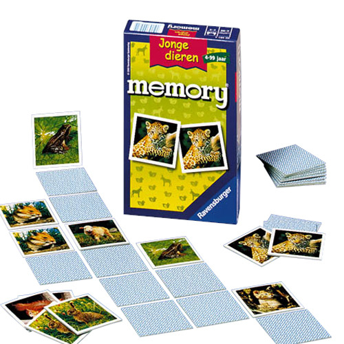Ravensburger\u0020Spel\u0020Memory\u0020Jonge\u0020Dieren\u0020Pocket