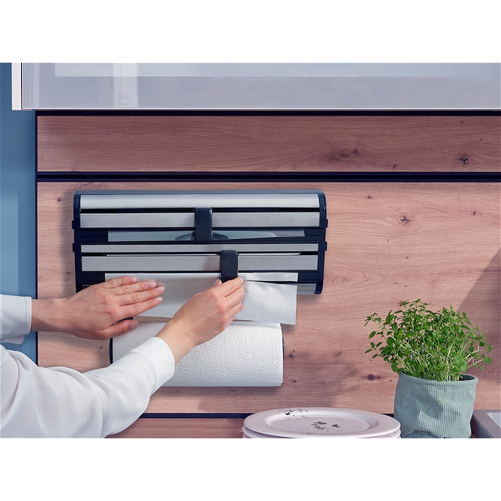 Leifheit\u002025793\u0020Parat\u0020Royal\u0020Rollenhouder\u0020RVS