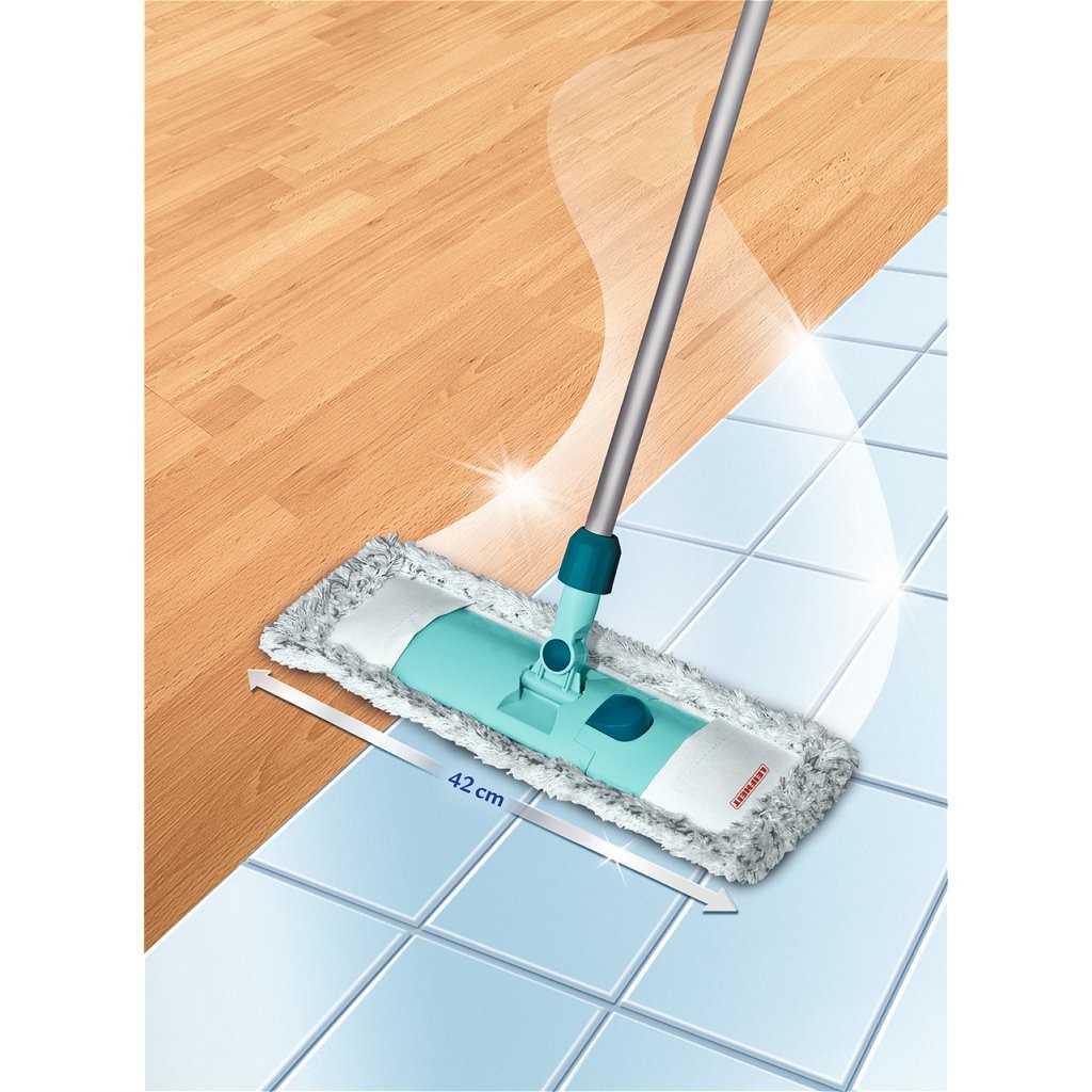 Leifheit\u002055210\u0020Classic\u0020XL\u0020Vloerwisser\u0020met\u0020Microfiber\u002DDoek\u002042x75\u002D130\u0020cm