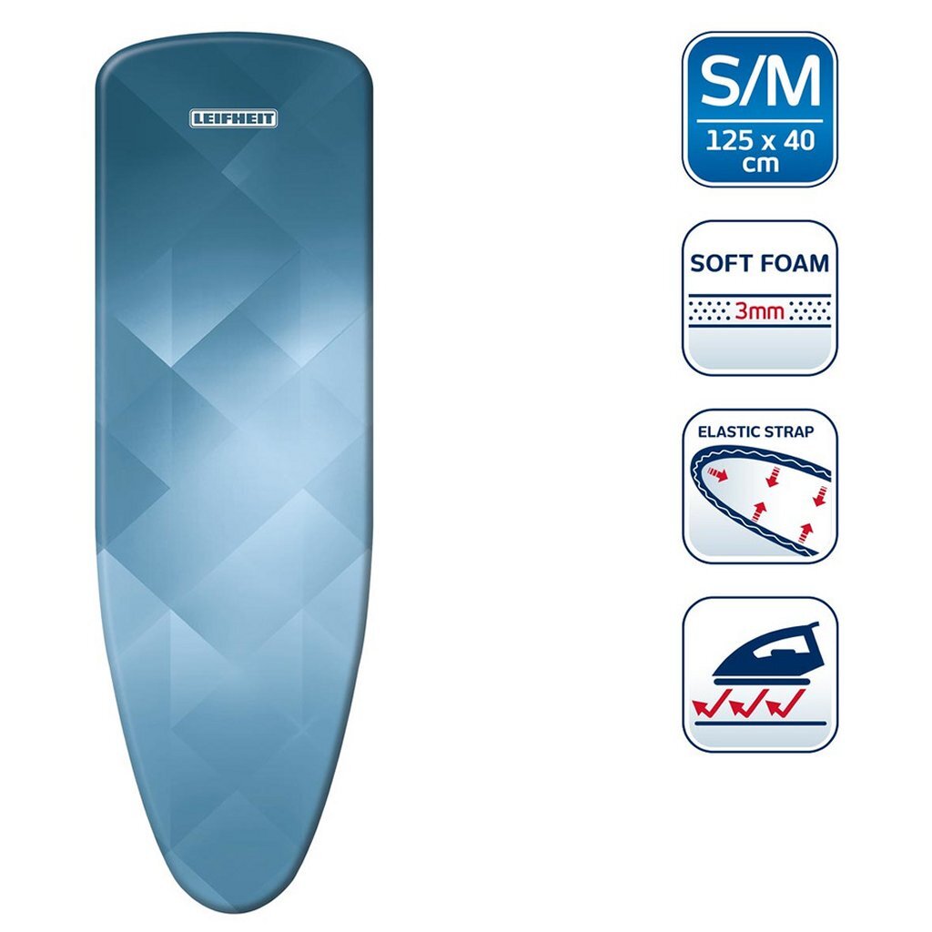 Leifheit\u002071603\u0020\u0020Strijkplankovertrek\u0020Heat\u0020Reflect\u0020S\u002FM\u0020125x40cm\u0020Assorti