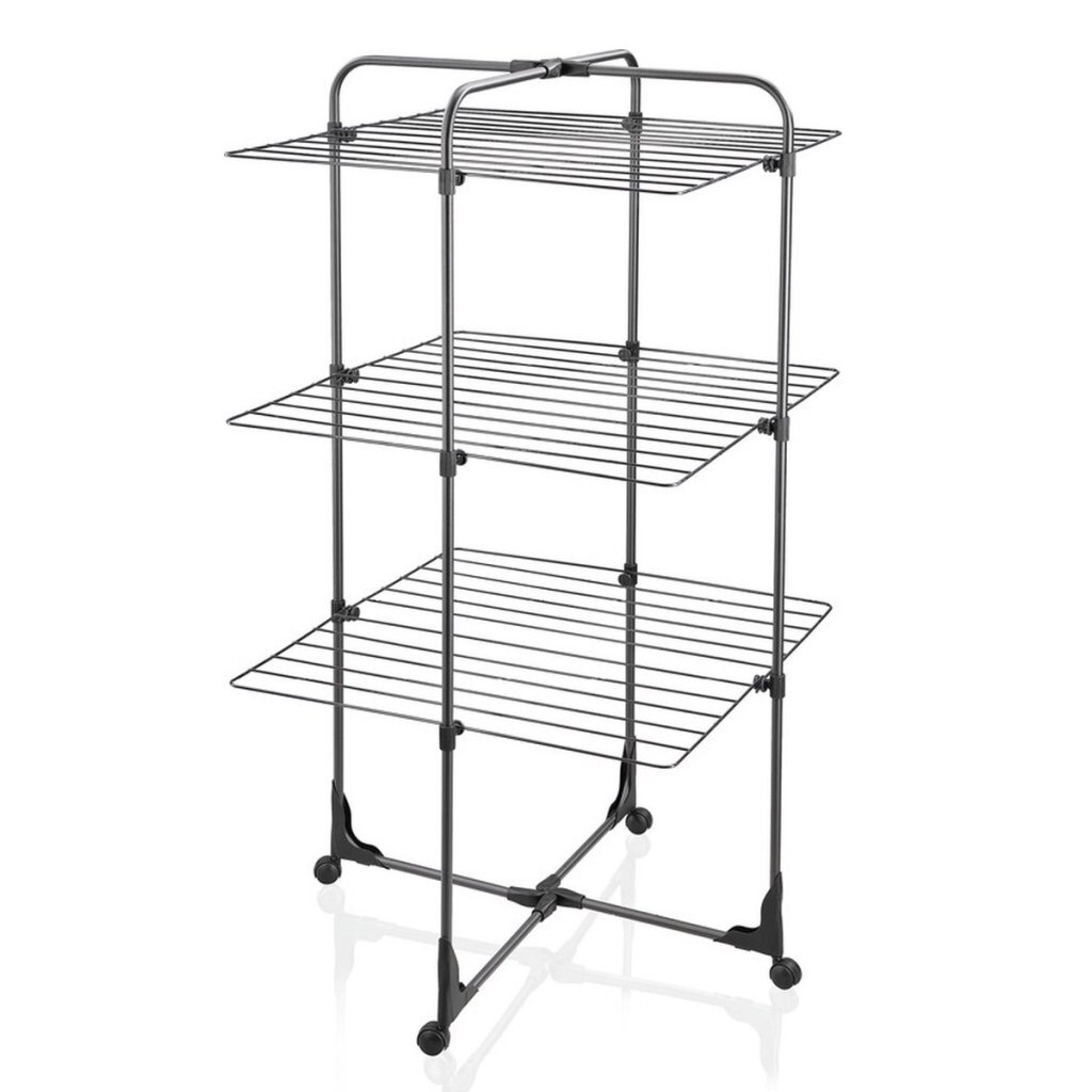 Leifheit\u002081470\u0020Classic\u0020270\u0020Droogtoren\u00203\u0020Etages\u002027\u0020m\u0020Drooglengte\u0020126x68x68\u0020cm\u0020Zwart