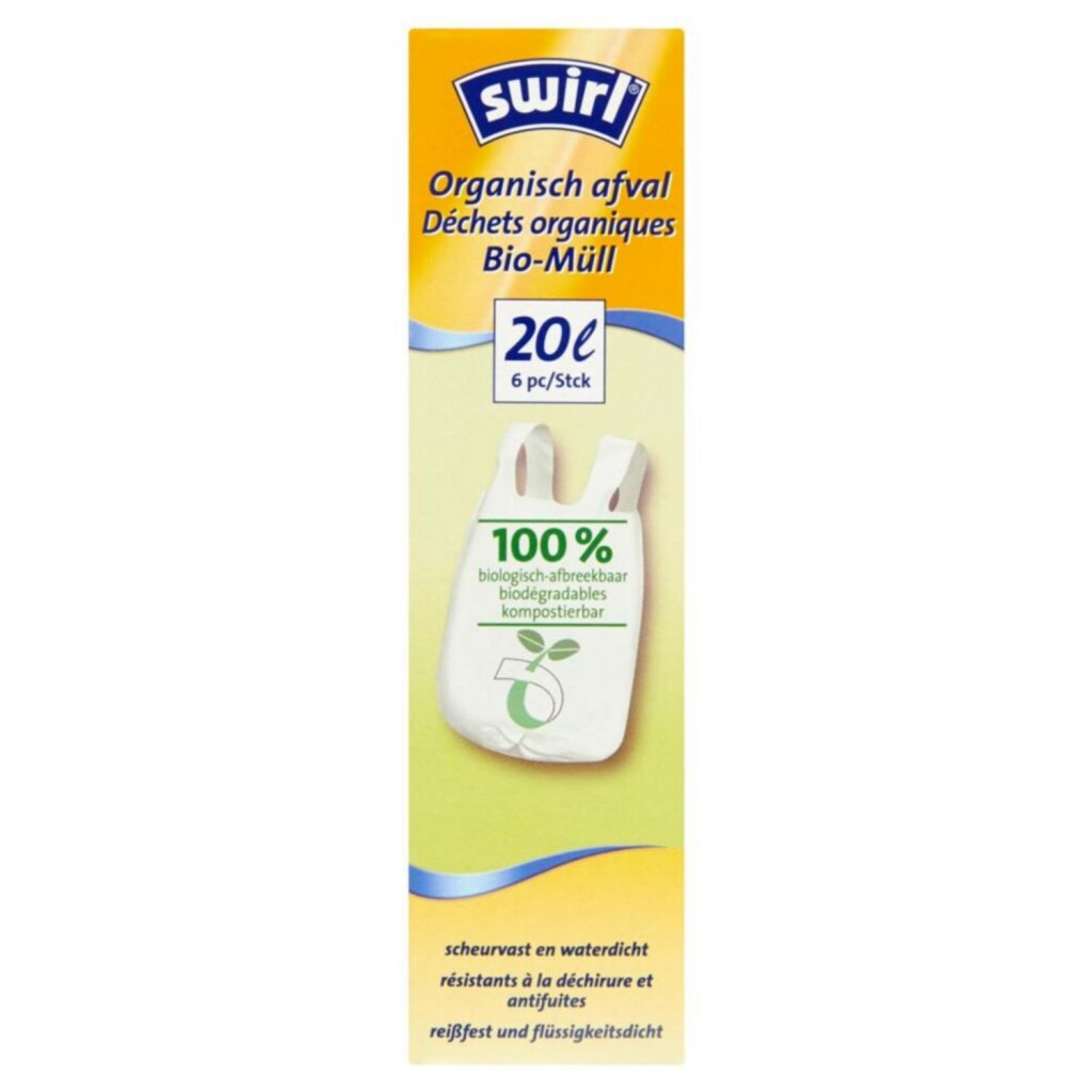 Swirl\u0020Bio\u0020Pedaalemmerzakken\u0020met\u0020Handvat\u002020L\u00206\u0020Stuks