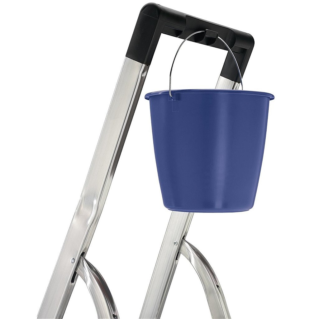 Hailo\u0020L40\u0020Aluminium\u0020Huishoudtrap\u0020\u002F\u0020Klustrap\u00203\u0020treden