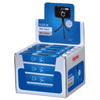 Hama\u0020Mini\u0020Statief\u002010Cm\u0020Zwart