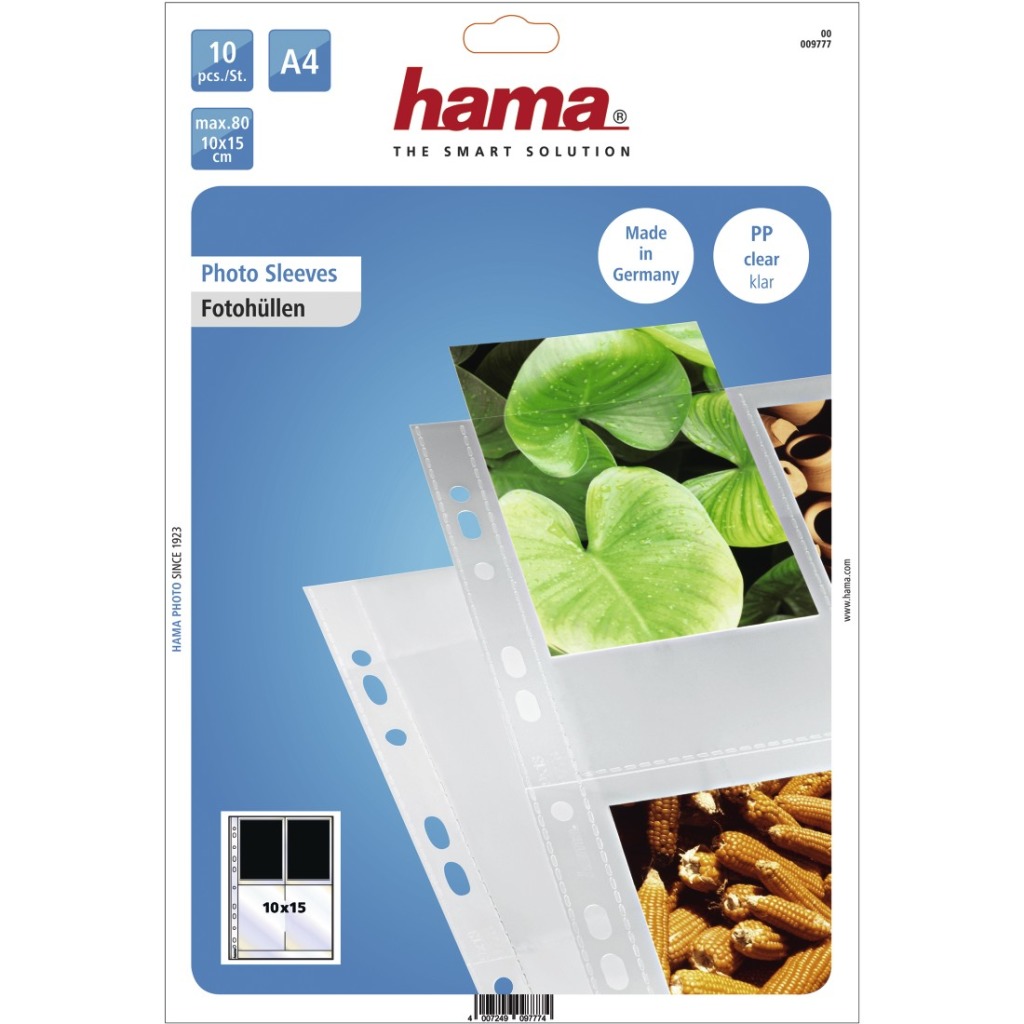 Hama\u0020Fotohoezen\u002010X15Cm\u0020A4\u0020Transparant