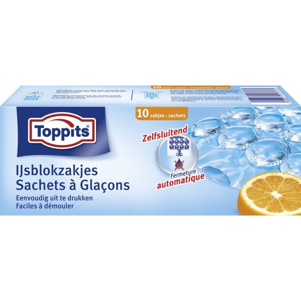 Toppits\u0020IJsblokzakjes\u002010\u0020Stuks