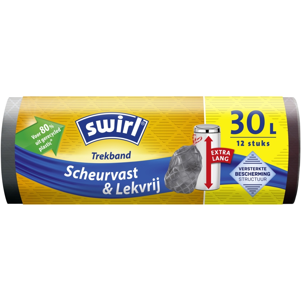 Swirl\u0020XL\u0020Pedaalemmerzakken\u0020met\u0020Trekband\u002030L\u002012\u0020Stuks