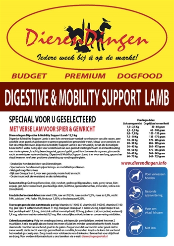 BUDGET\u0020PREMIUM\u0020DOGFOOD\u0020DIGESTIVE\u0020\u0026\u0020MOBILITY\u0020SUPPORT\u0020LAMB\u002012,5\u0020KG