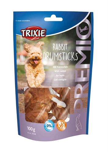 TRIXIE\u0020PREMIO\u0020RABBIT\u0020DRUMSTICKS\u0020100\u0020GR\u00206\u0020ST