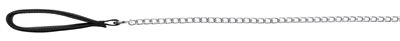 TRIXIE\u0020HONDENRIEM\u0020KETTING\u0020MET\u0020NYLON\u0020HANDVAT\u0020ZWART\u0020100X0,3\u0020CM