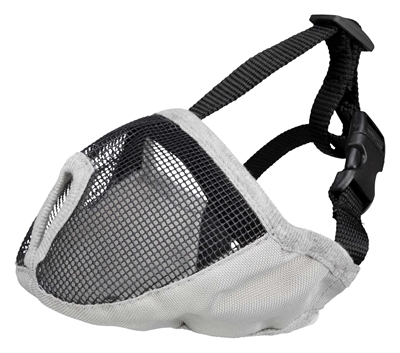 TRIXIE\u0020MUILKORF\u0020VOOR\u0020RASSEN\u0020MET\u0020PLATTE\u0020NEUS\u0020POLYESTER\u0020GRIJS\u0020S\u002DM\u002040\u0020CM\u00202\u0020ST