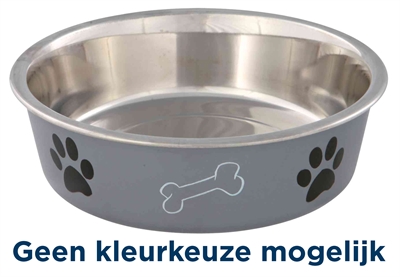 TRIXIE\u0020VOERBAK\u0020RVS\u0020\u002F\u0020KUNSTSTOF\u002DOMMANTELING\u0020ASSORTI\u002023X23\u0020CM\u00202,2\u0020LTR\u00204\u0020ST