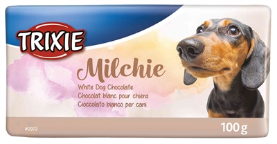 TRIXIE\u0020HONDENCHOCOLADE\u0020MILCHIE\u002020X100\u0020GR