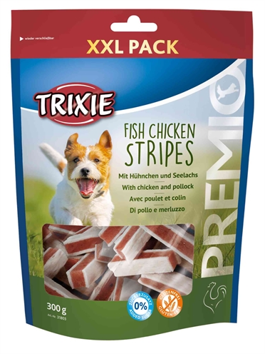 TRIXIE\u0020PREMIO\u0020FISH\u0020CHICKEN\u0020STRIPES\u0020XXL\u00206X300\u0020GR