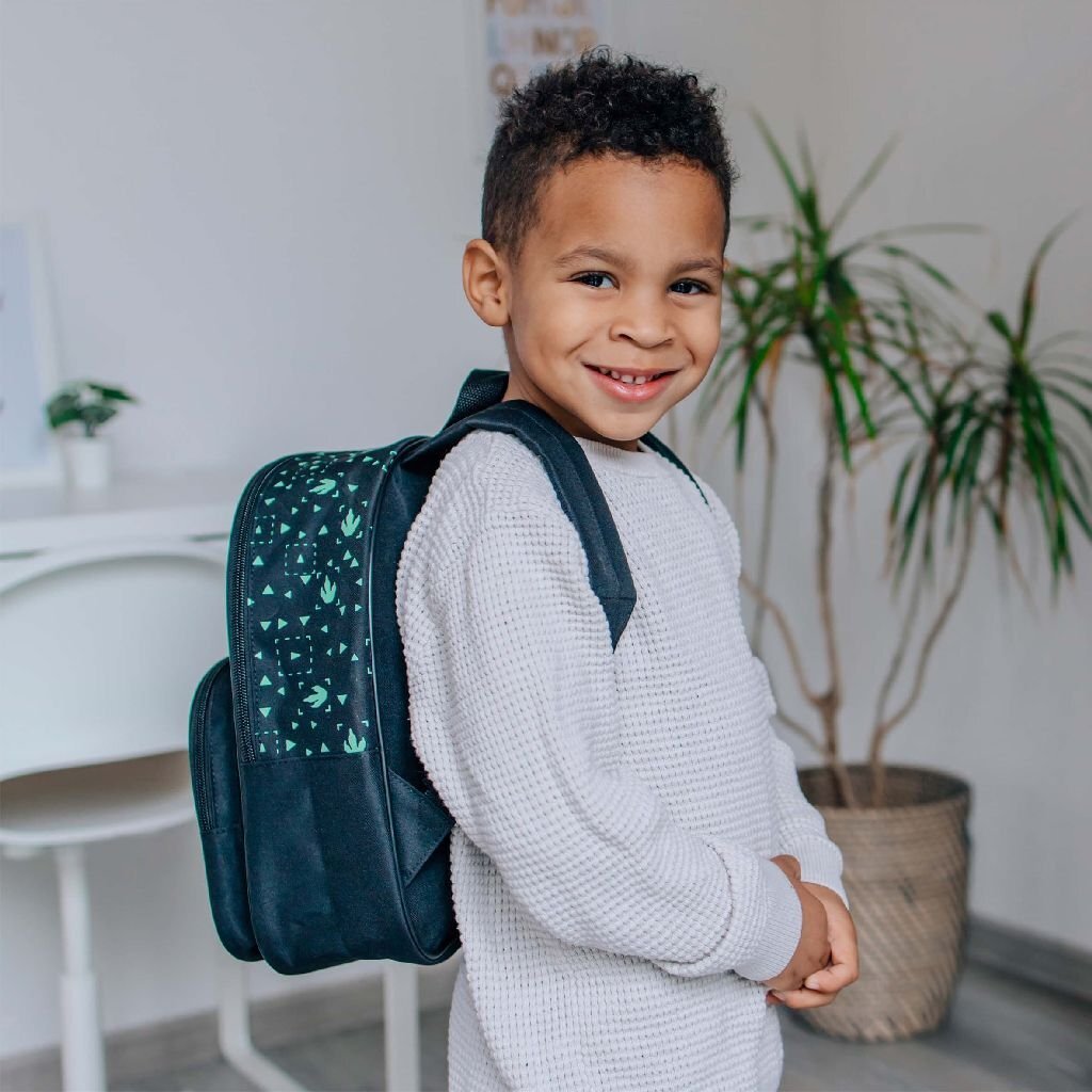 Jurassic\u0020World\u0020Rugtas\u002030.5x25.5x10\u0020cm\u0020Zwart\u002FGroen