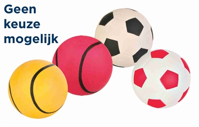 TRIXIE\u0020DRIJVENDE\u0020SCHUIMRUBBER\u0020BAL\u0020ASSORTI\u00205,5X5,5X5,5\u0020CM\u00204\u0020ST