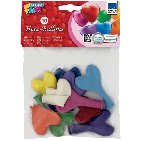 Ballonnen\u0020Hart\u002010\u0020Stuks