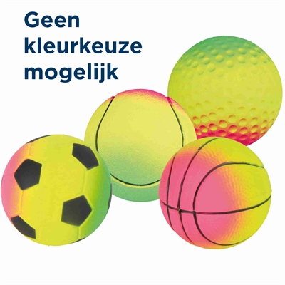 TRIXIE\u0020SCHUIMRUBBER\u0020BAL\u0020ASSORTI\u00207X7X7\u0020CM\u002017\u0020ST