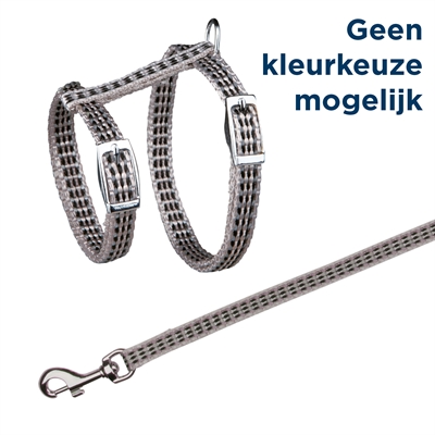 TRIXIE\u0020KATTENTUIG\u0020MET\u0020RIEM\u0020METALEN\u0020GESPEN\u0020REFLECTEREND\u0020ASSORTI\u002022\u002D42X1\u0020CM\u0020120\u0020CM\u00204\u0020ST