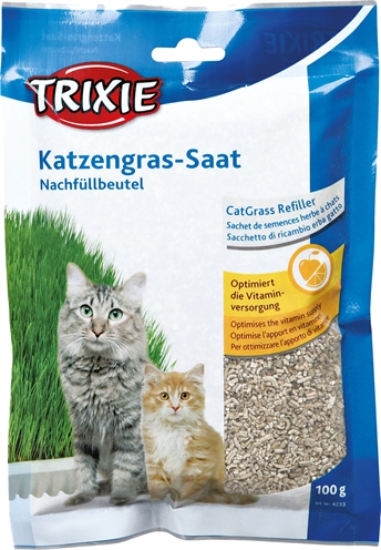 TRIXIE\u0020KATTENGRAS\u0020ZAAD\u0020NAVULZAKJE\u0020VOOR\u0020\u00234232\u002012X100\u0020GR