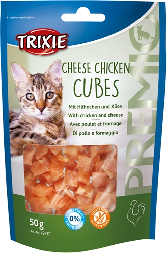 TRIXIE\u0020PREMIO\u0020CHEESE\u0020CHICKEN\u0020CUBES\u00206X50\u0020GR
