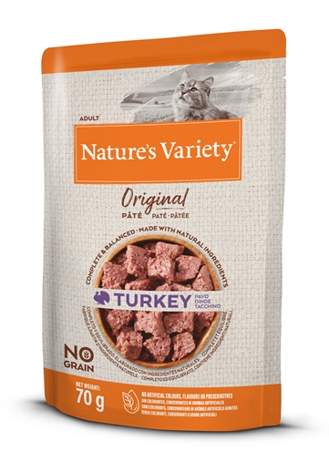 NATURES\u0020VARIETY\u0020ORIGINAL\u0020POUCH\u0020TURKEY\u002012X70\u0020GR