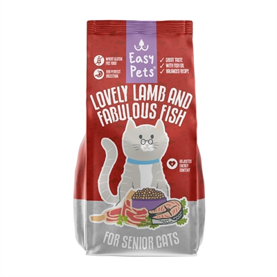 EASYPETS\u0020LOVELY\u0020LAMB\u0020\u0026\u0020FABULOUS\u0020FISH\u0020SENIOR\u0020KATTENVOER\u00201,5\u0020KG