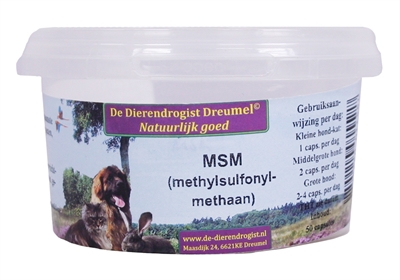 DIERENDROGIST\u0020MSM\u0020CAPSULES\u002050\u0020ST
