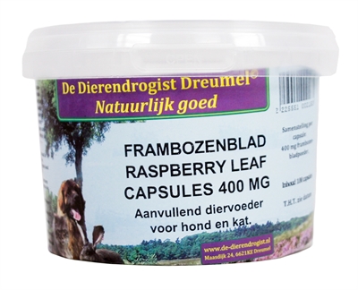 DIERENDROGIST\u0020FRAMBOZENBLAD\u0020CAPSULES\u0020400\u0020MG\u0020100\u0020ST
