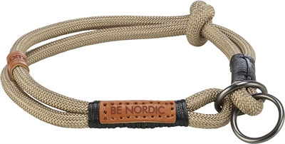 TRIXIE\u0020BE\u0020NORDIC\u0020HALSBAND\u0020HOND\u0020HALF\u002DSLIP\u0020ZAND\u0020\u002F\u0020ZWART\u002040X0,8\u0020CM
